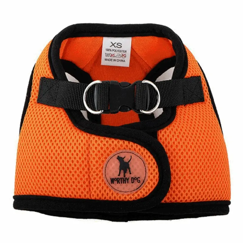 Worthy Dog Step-in Sidekick Dog Harness - Orange