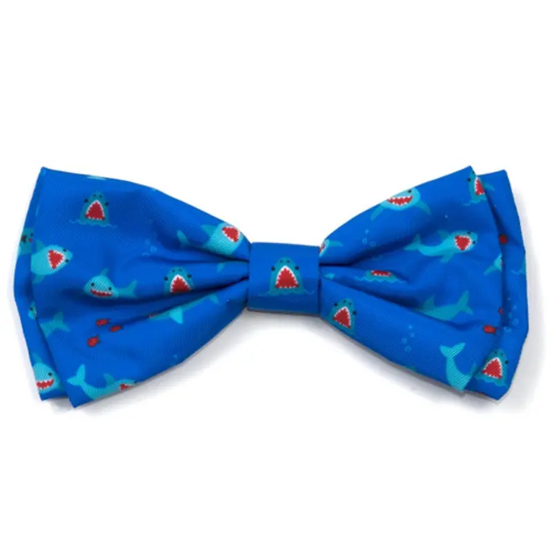 Chomp Shark Pet Dog Bow Tie Small