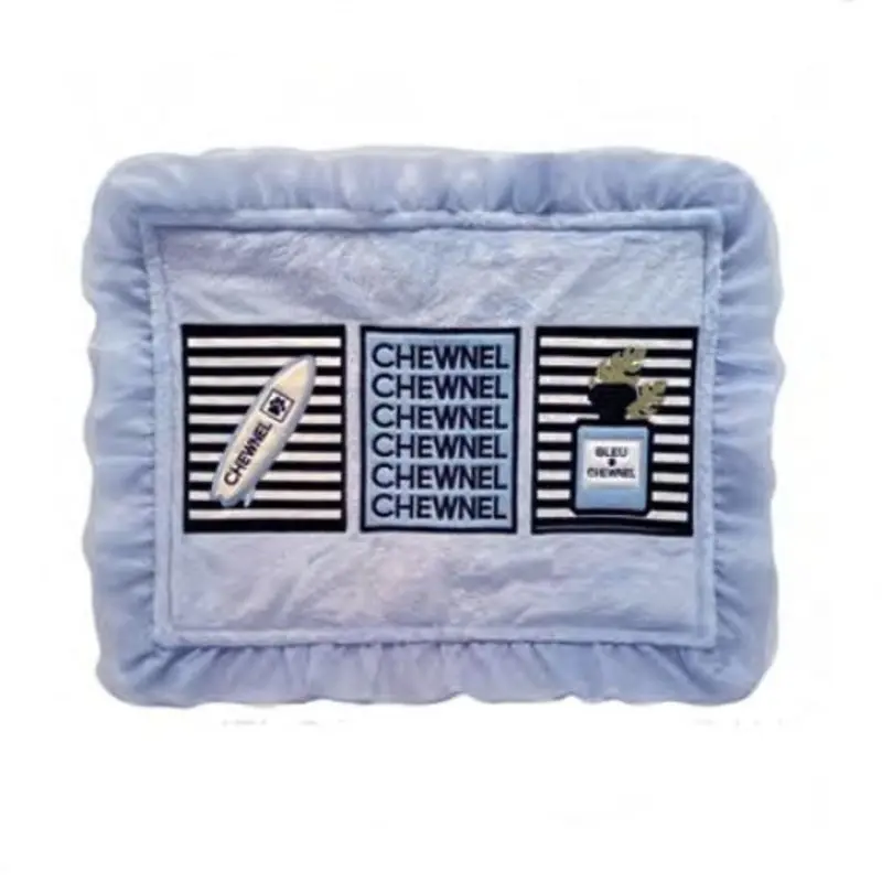 Designer Chewnel Border Perfume Dog Matt - Bleu One Size