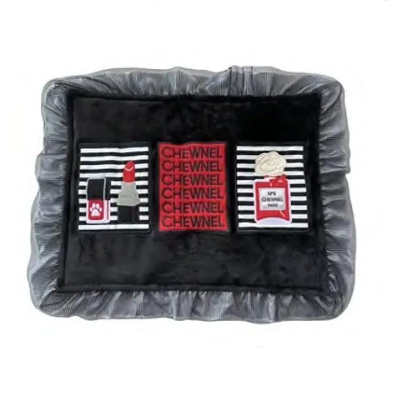 Designer Chewnel Border Perfume Dog Matt - Red One Size