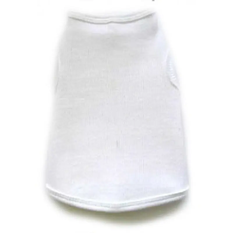 ZBlank White Dog Tank Top by I See Spot XS - 8"-10" (3-6 lbs.)