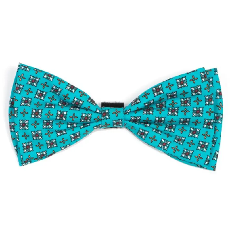Foulard Turquoise Pet Dog Bow Tie Small