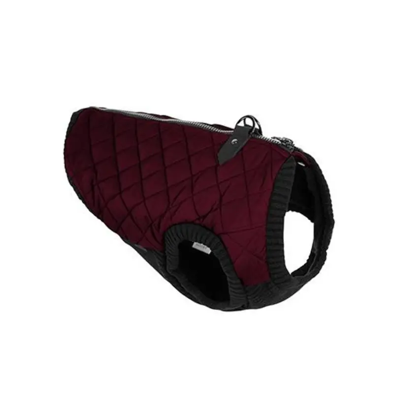 Step In - Zip Up Quilted Fashion Dog Vest - Dark Purple