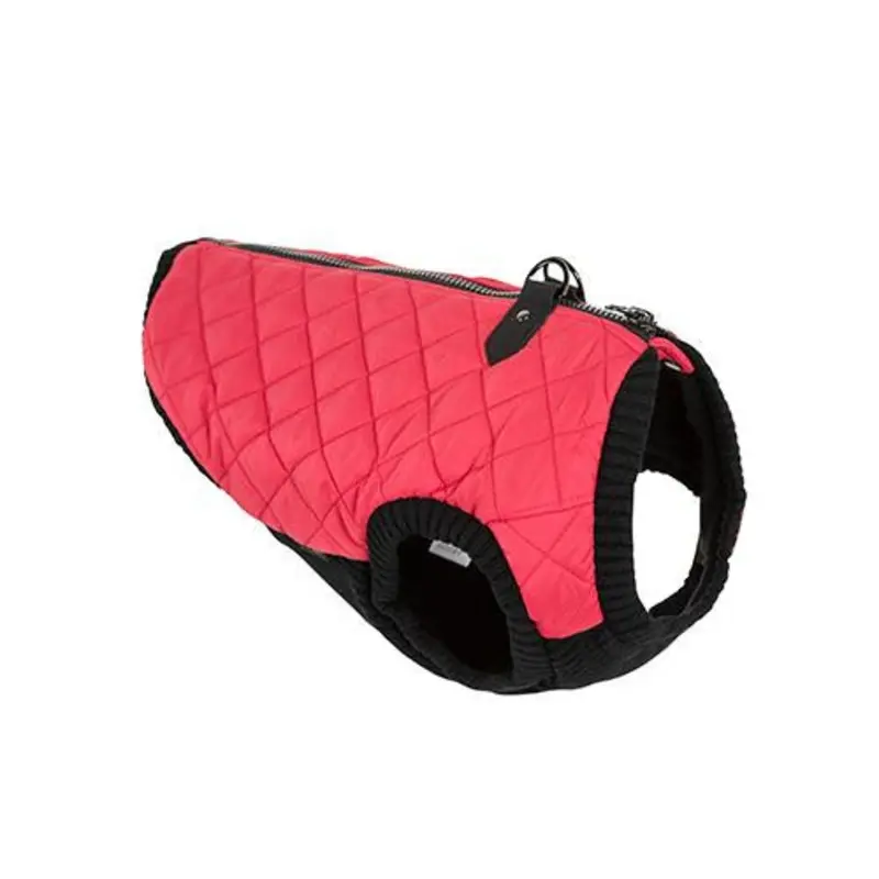 Step In - Zip Up Quilted Fashion Dog Vest - Red