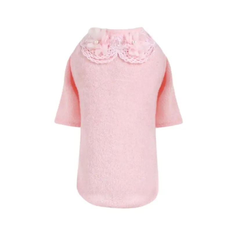 Sweet Magnolia Dog Sweater - Baby Pink XXS