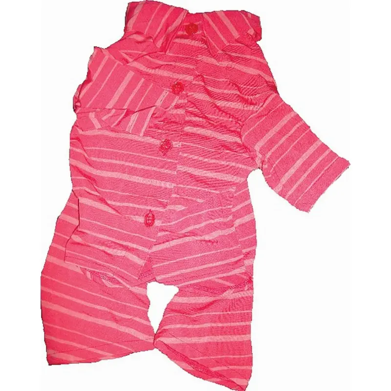 Candy Cane Stripe Designer Dog Pajamas XXS