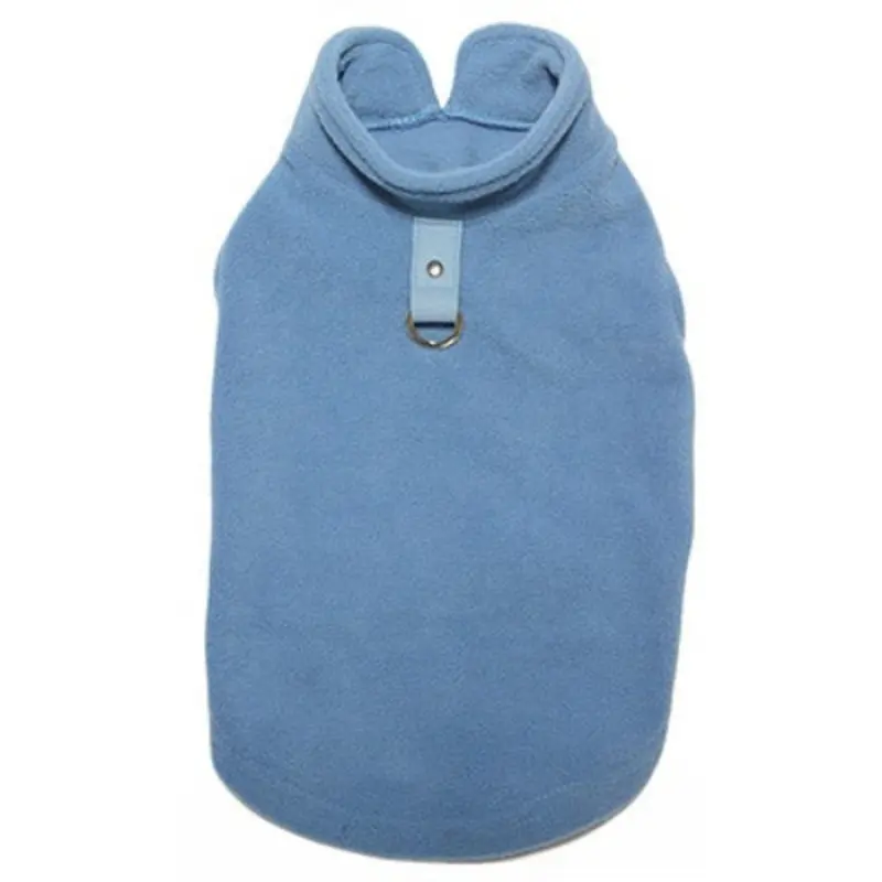 Dog Pullover Fleece Vest - Blue XS