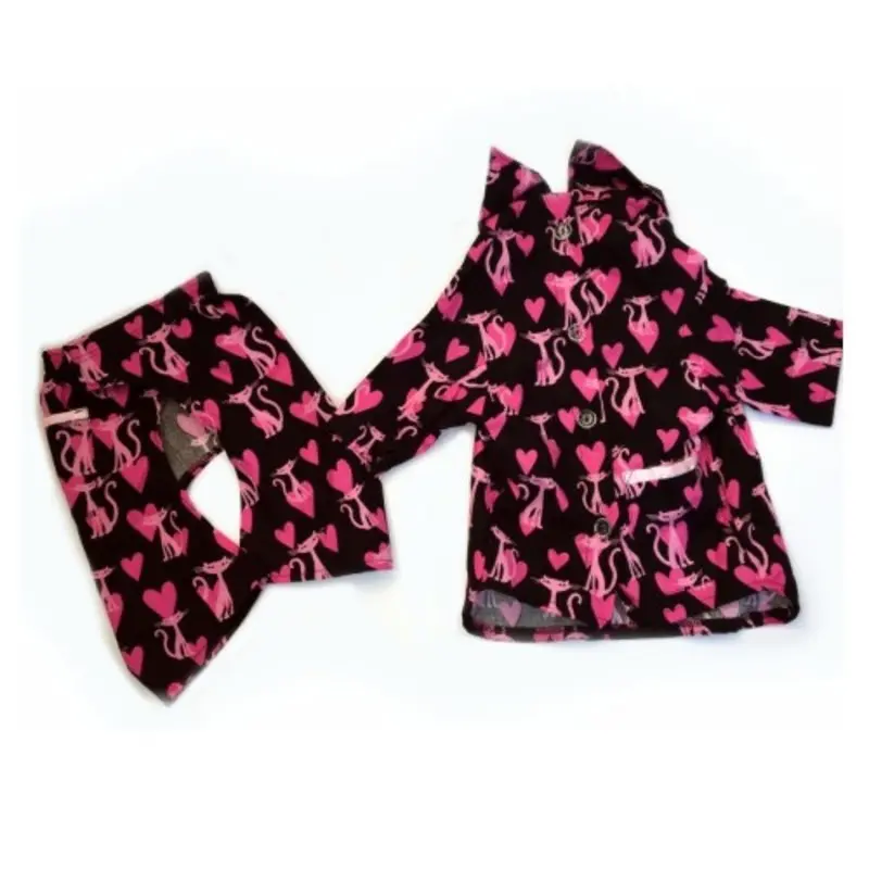 Kool Kat Retro Designer Dog Pajamas XXS