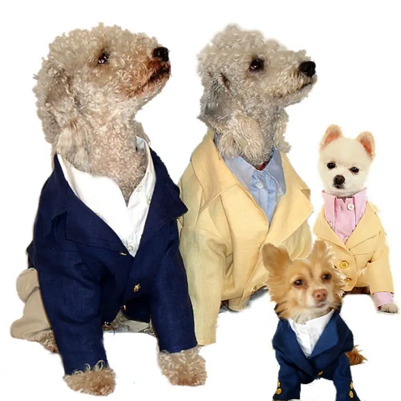 Linen Dog Blazer - Banana Yellow or Sapphire Blue