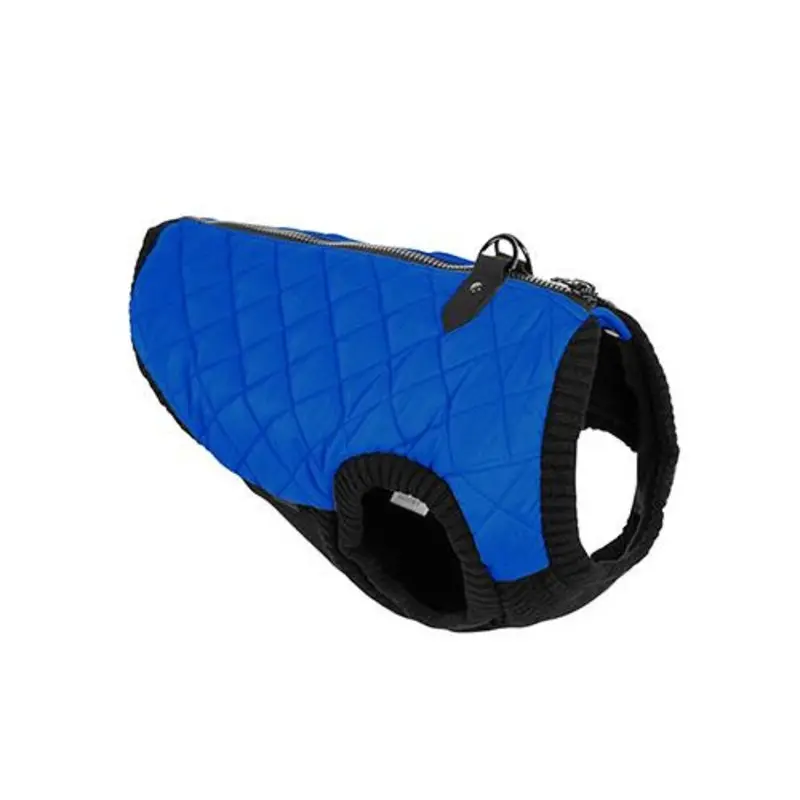 Step In - Zip Up Quilted Fashion Dog Vest - Blue