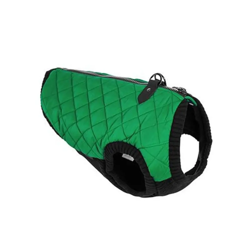 Step In - Zip Up Quilted Fashion Dog Vest - Green