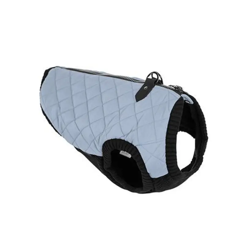 Step In - Zip Up Quilted Fashion Dog Vest - Grey