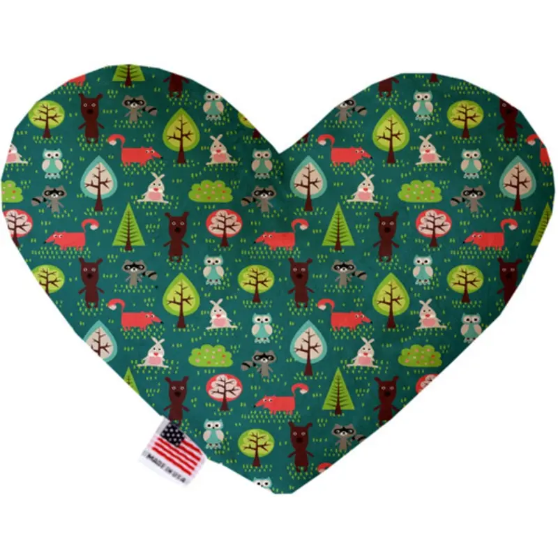 Forest Follies Bone or Heart Dog Toy, More Sizes