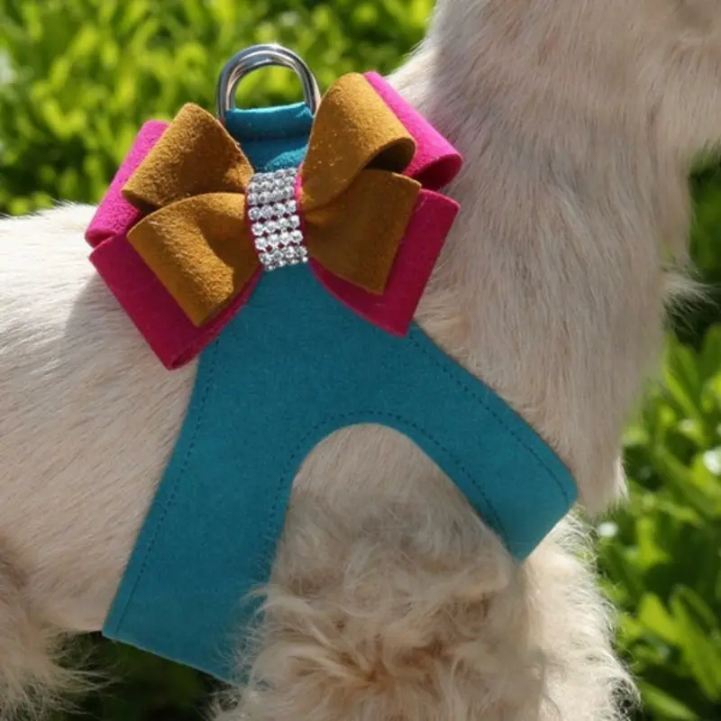 Isabella Bow Dog Step In Harness