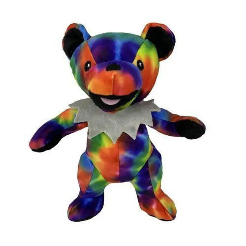 Grateful Dead Tie Dye Dancing Bear Dog Toy Small
