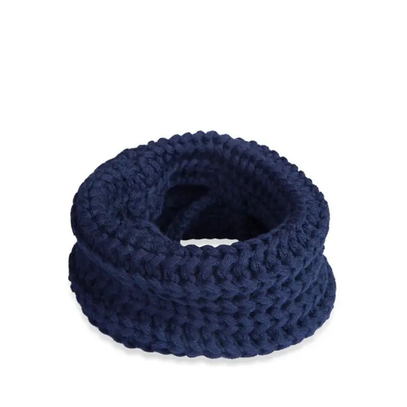 Infinity Dog Scarf - Navy Blue XS/S