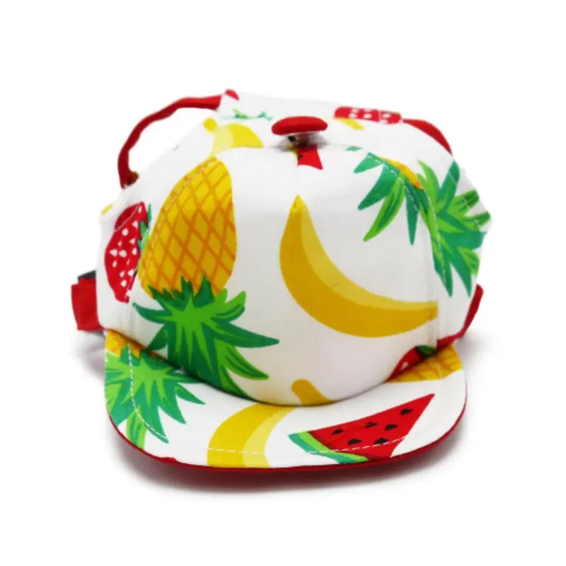 Fruitlicious Pet Dog Visor / Hat XS