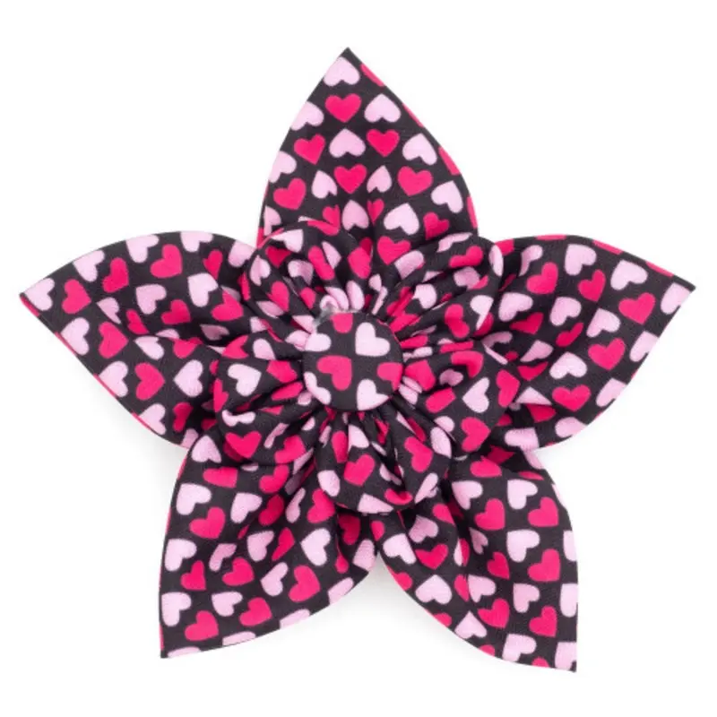Heartthrob Pet Dog Collar Flower Small