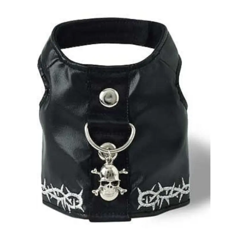 Biker Dog Harness Vest Teacup