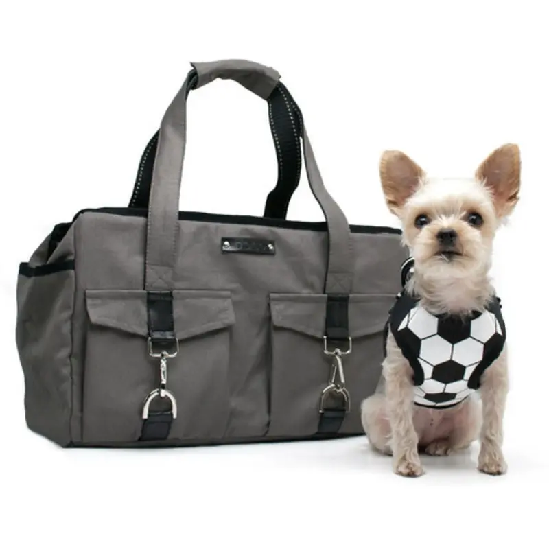 Pet Dog Buckle Tote BB - Charcoal One Size