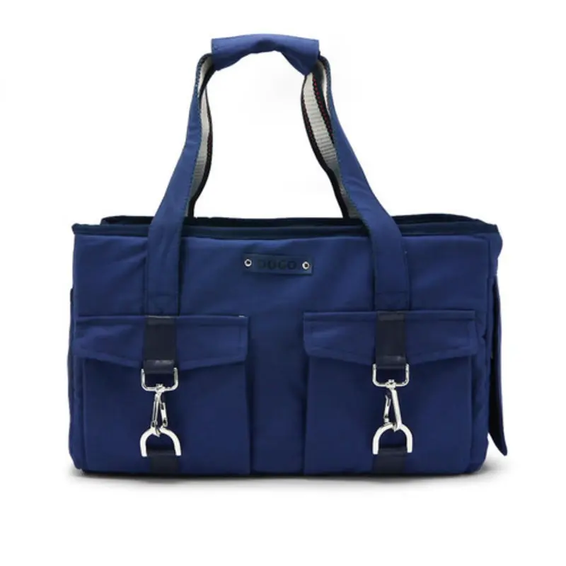 Pet Dog Buckle Tote BB - Navy Blue