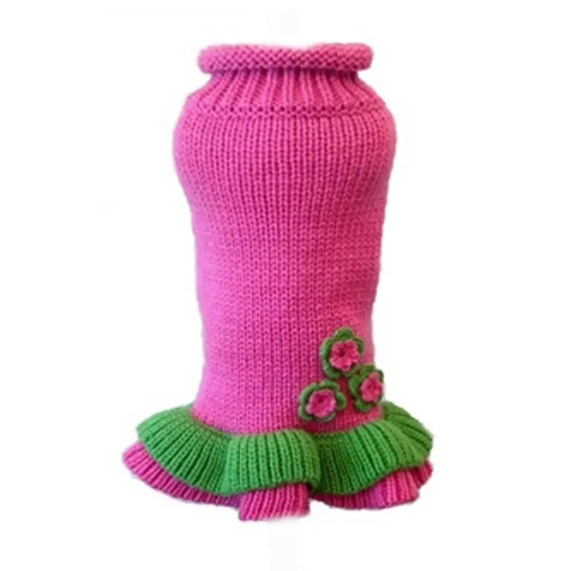 Girlie Girl Dog Sweater Dress