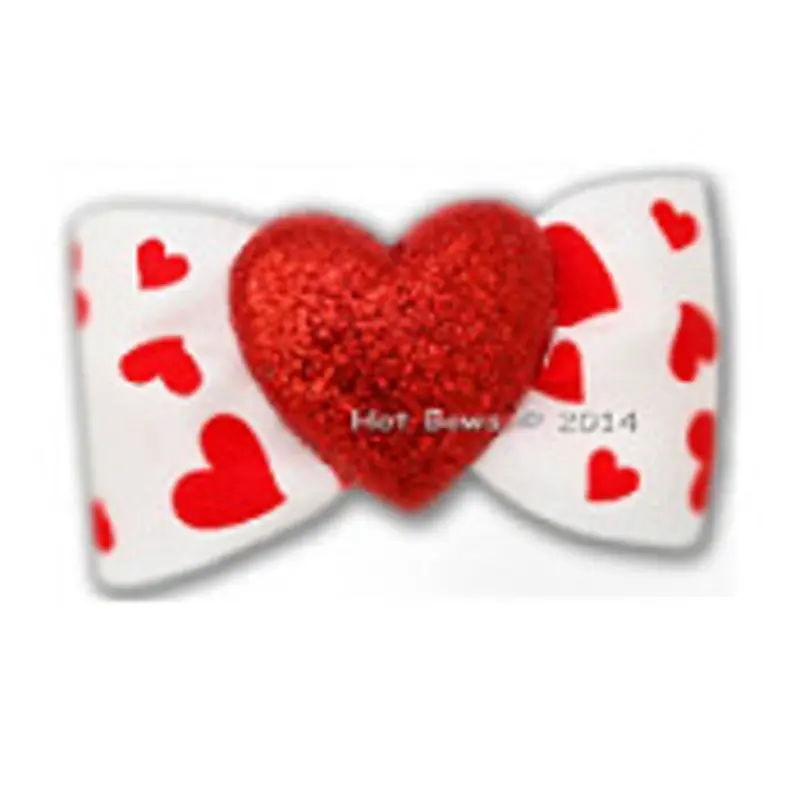 Dog Bow Barrette  - True Love Bands