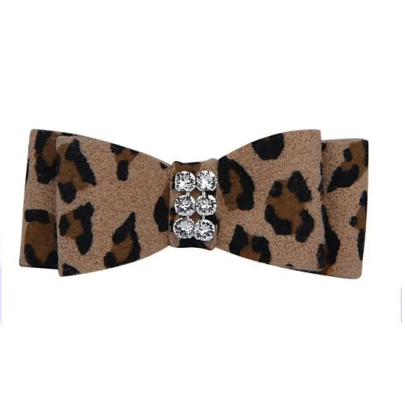 Giltmore Dog Hair Bow Barrettes  - Jungle Prints TW   1 X 3/8
