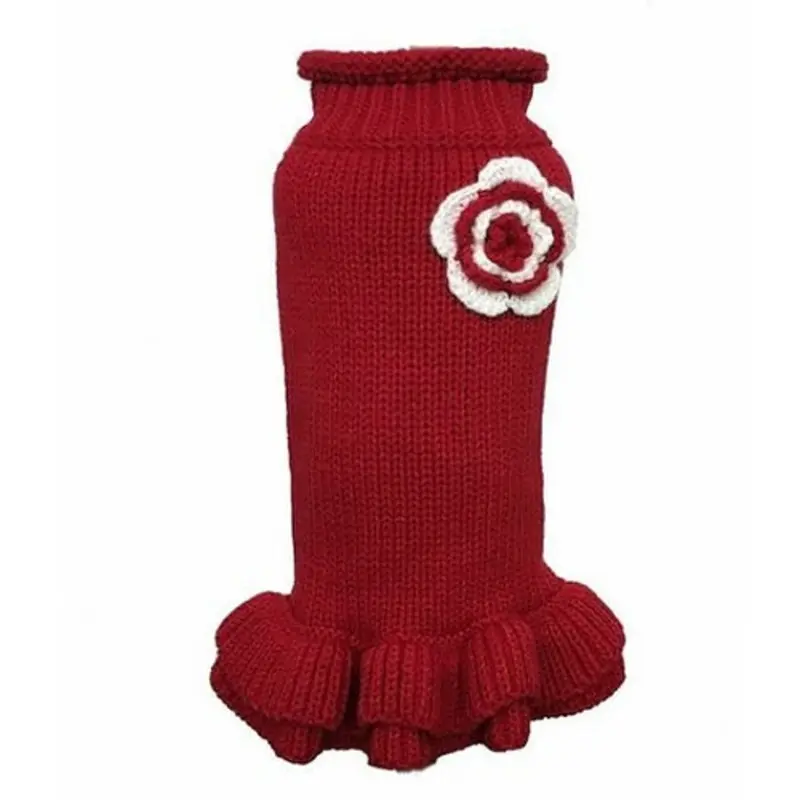 Red Dog Sweater Dress 6
