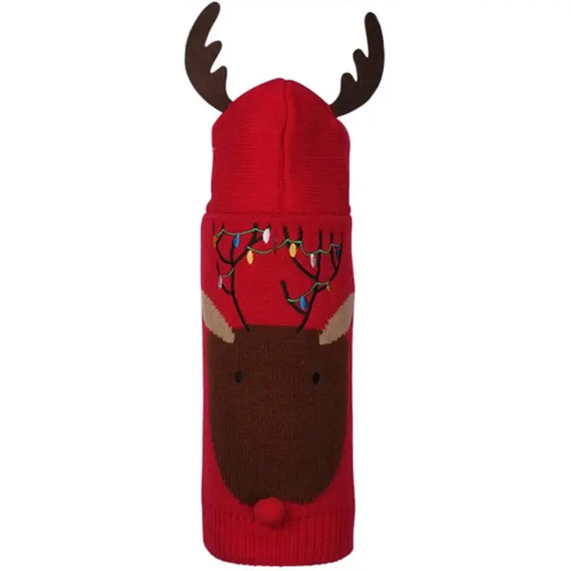 Rudy the Reindeer Hooded Dog Sweater
