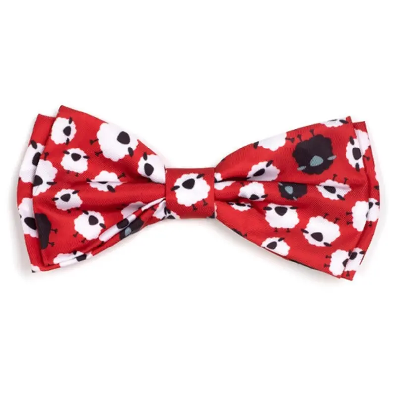 Counting Sheep Pet Dog Bow Tie Small