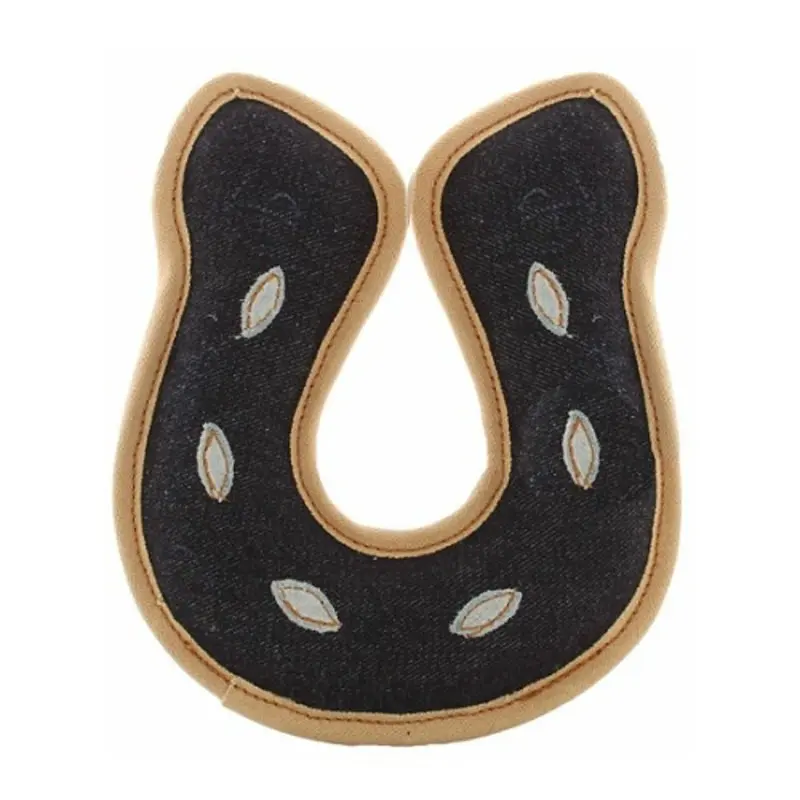 Denim Tuffs Horse Shoe Dog Toy Small