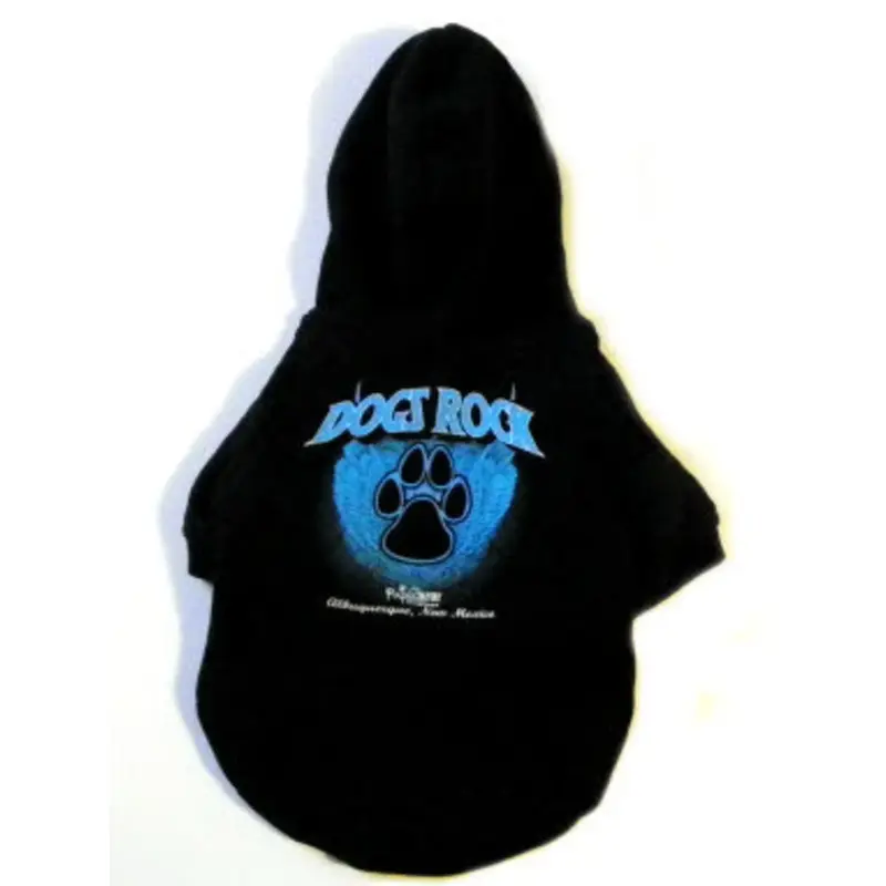 Dogs Rock Dog Hoodie XXS