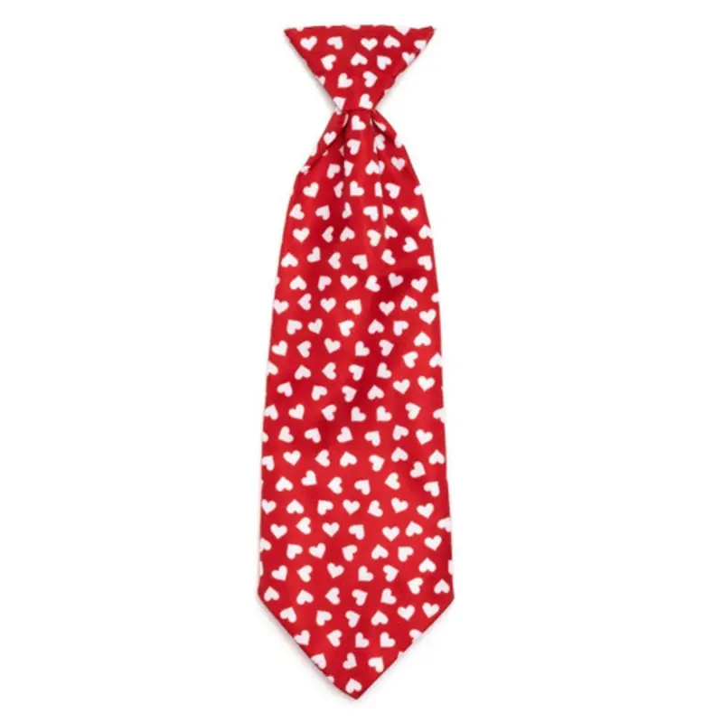 Hearts Pet Dog Neck Tie Small