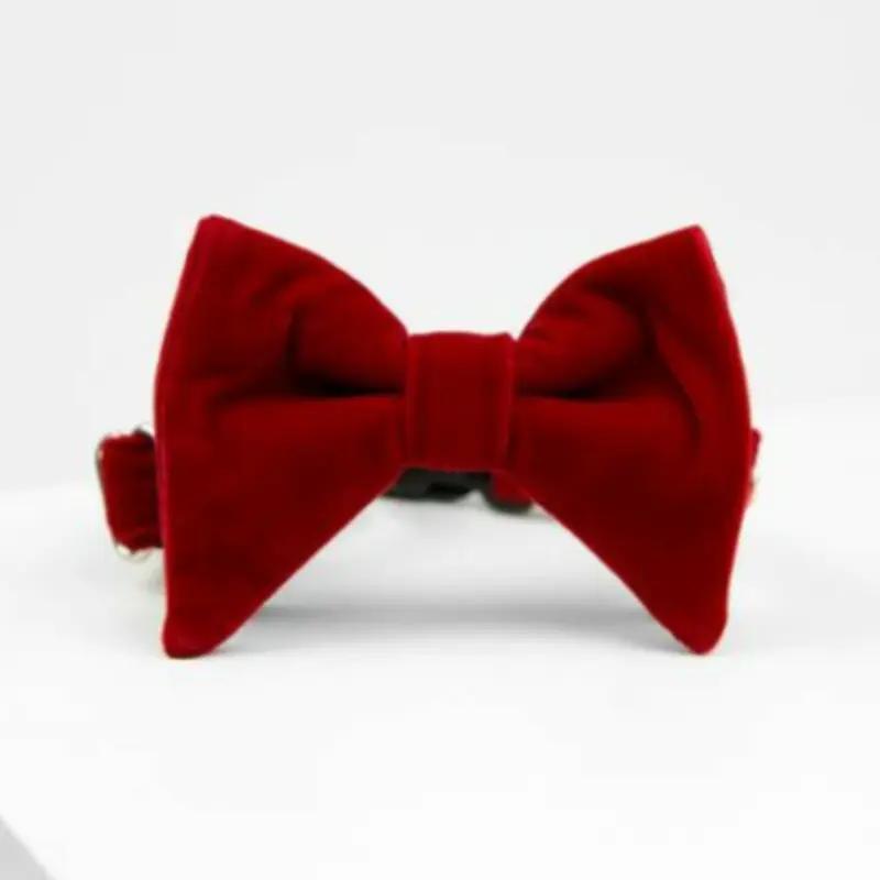 Holly Red Dog Bow Tie by Max Bone Medium