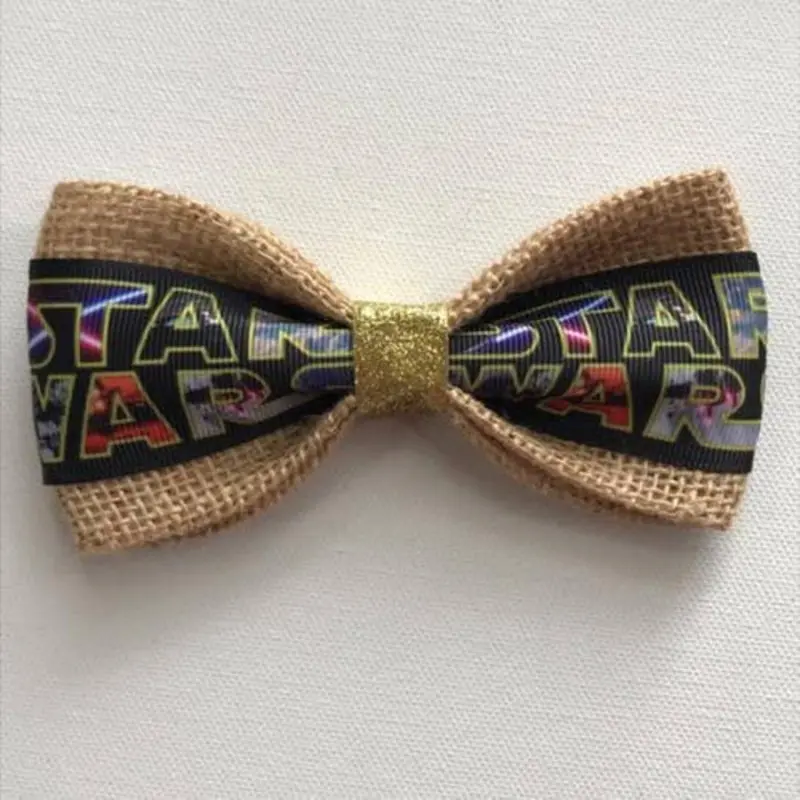 Star Wars Burlap Dog Bow Tie