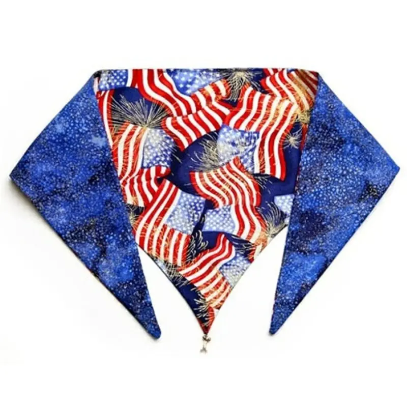 Stars and Stripes Dog Bandana XS