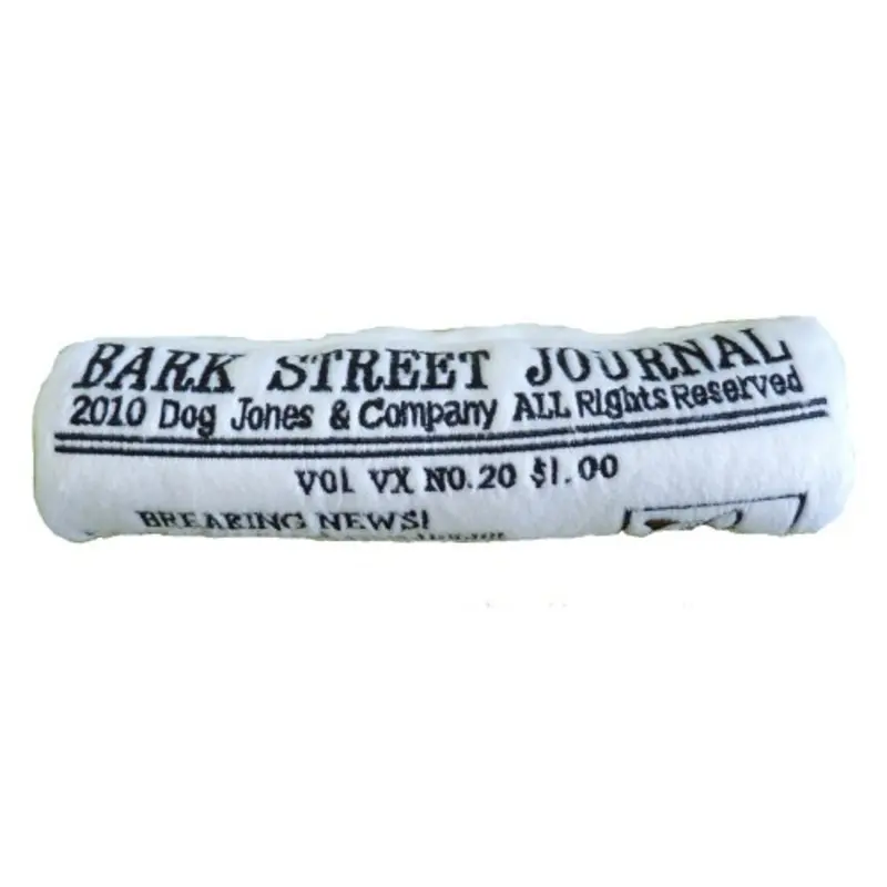 Bark Street Journal Plush Dog Toy One Size Only