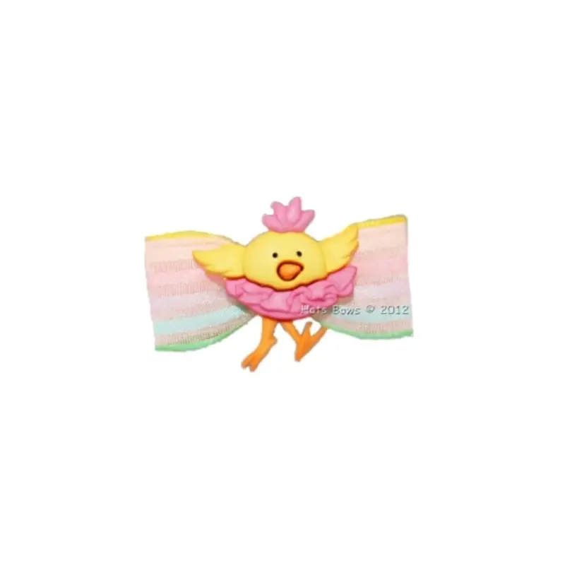 Dog Bow Barrette  - Chick-ita Alligator Clip