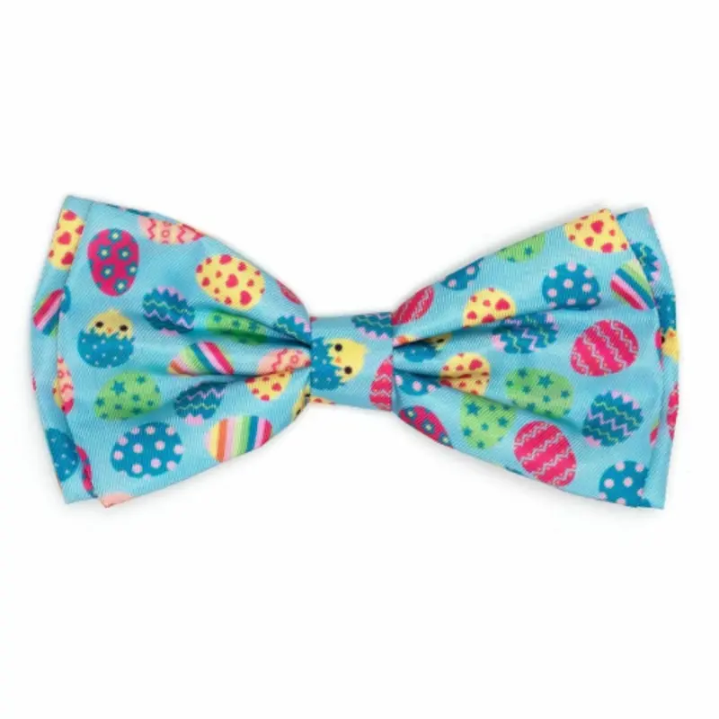 Easter Eggs Pet Dog Bow Tie - S/L Small
