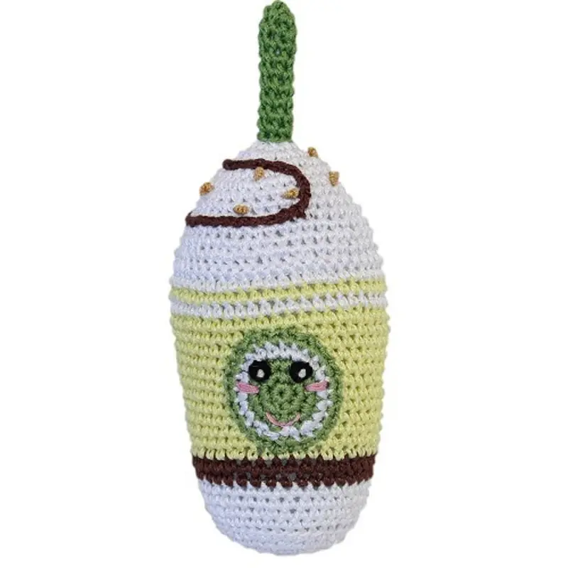 Knit Knacks Mint Grande Organic Cotton Small Dog Toy One Size