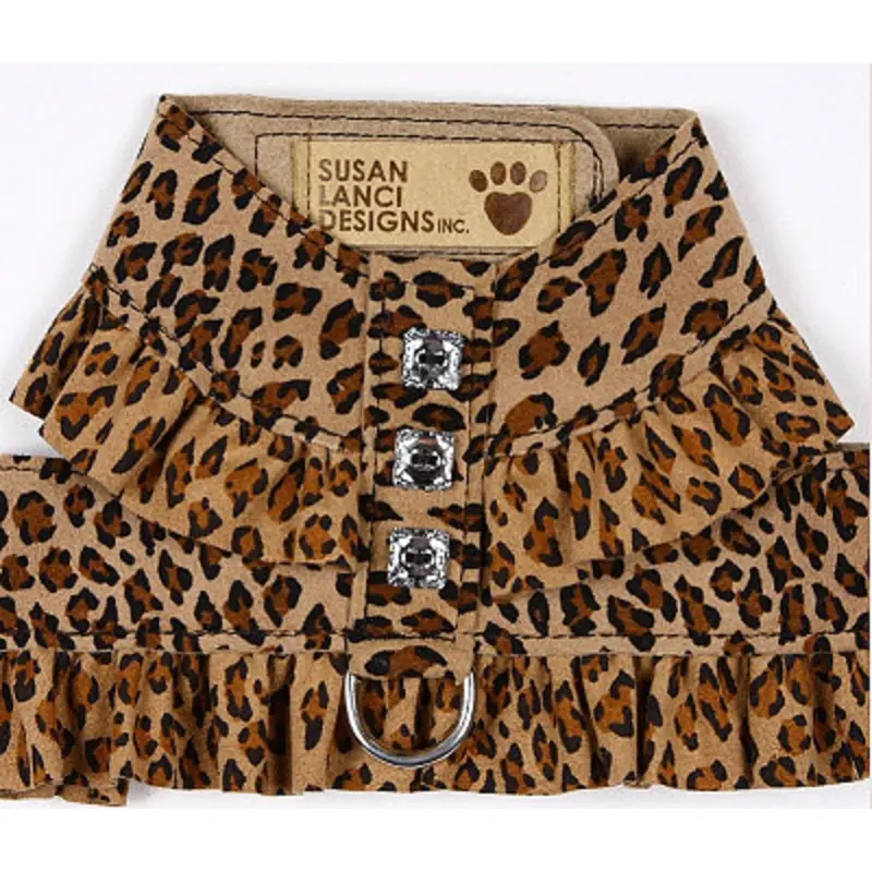 Cheetah Pinafore Dog Harnesses by Susan Lanci