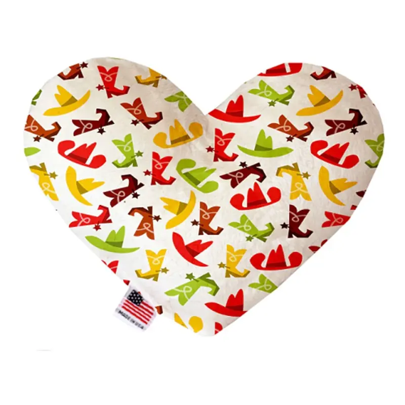 Cowboys Bone or Heart Dog Toy, More Sizes