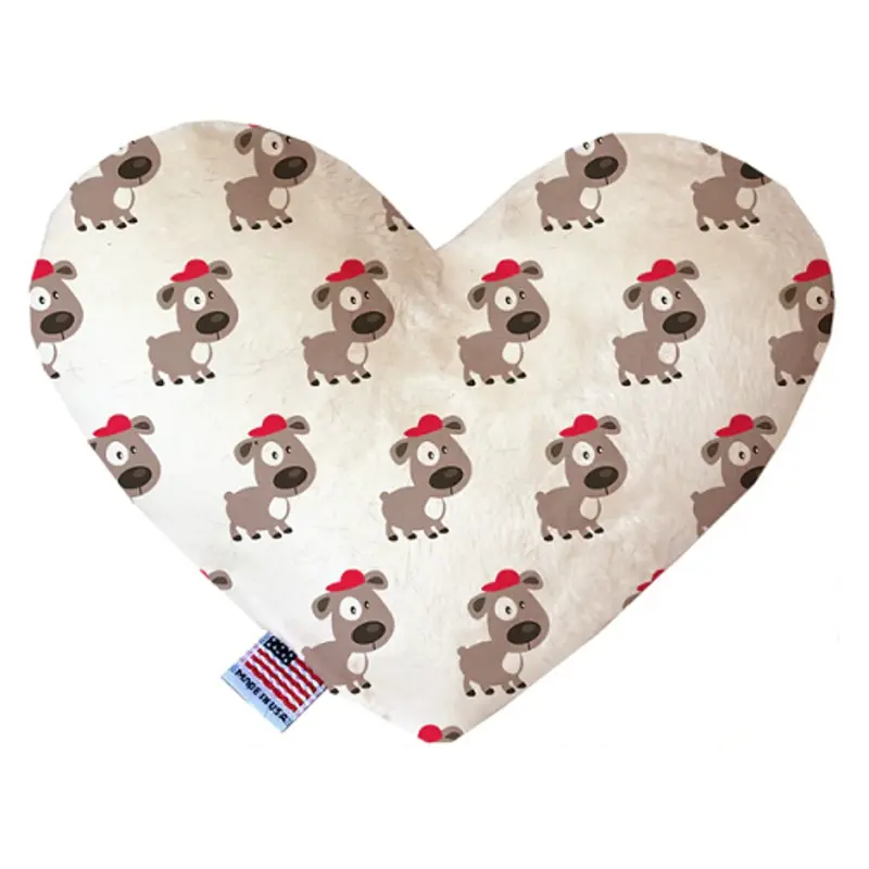 Fresh Pup Bone or Heart Dog Toy, More Sizes