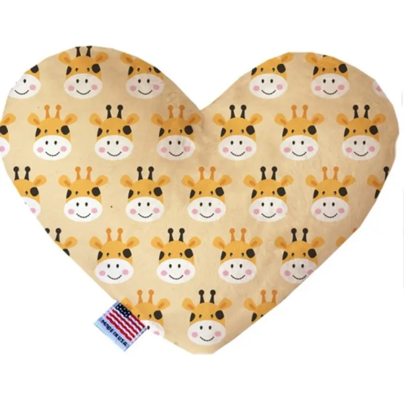 Georgie The Giraffe Bone or Heart Dog Toy, More Sizes