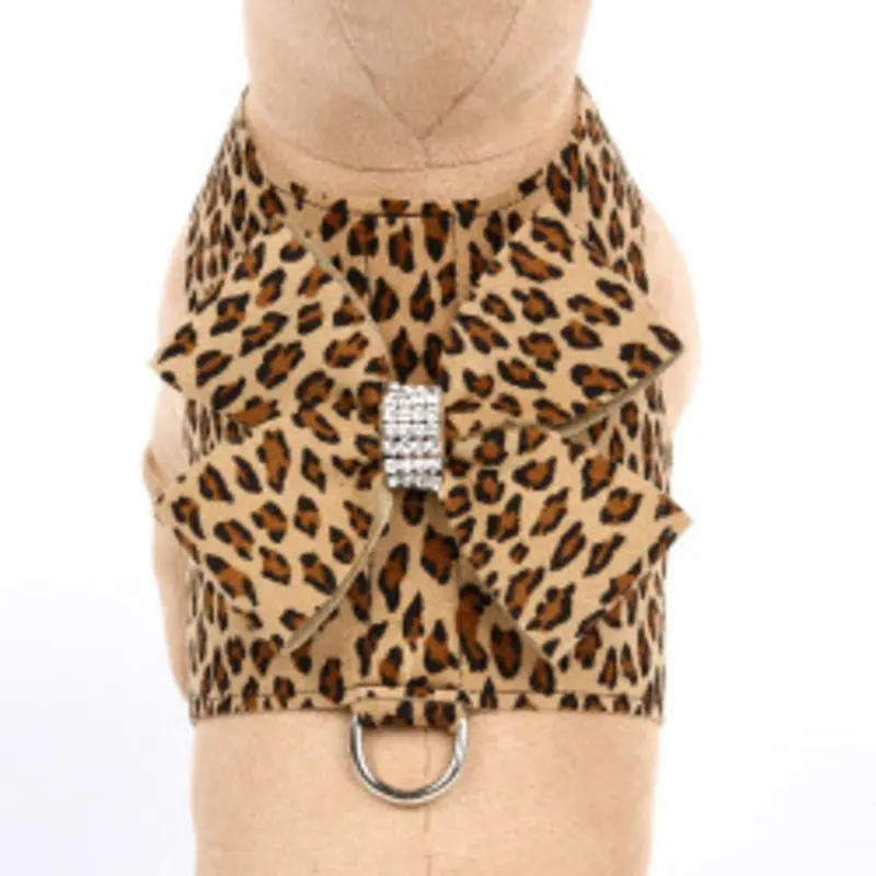 Cheetah Nouveau Bow Bailey II Dog Harnesses - Choose Colors