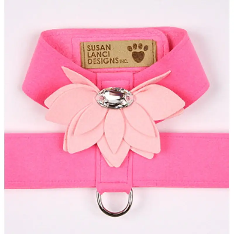 Perfect Pink / Puppy Pink Water Lily Tinkie Dog Harness