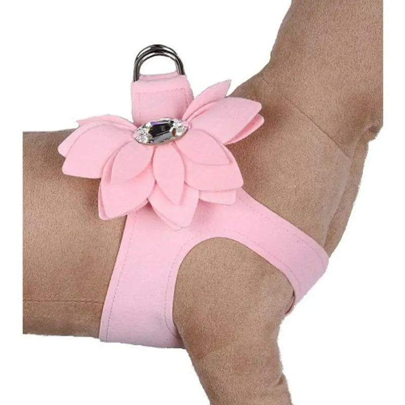 Puppy Pink Water Lily Step in Dog Harness - In Stock