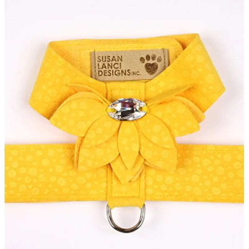 Sunshine Yellow Water Lily Tinkie Dog Harness