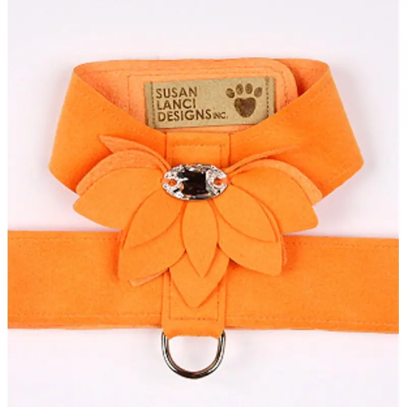 Tangerine Water Lily Tinkie Dog Harness